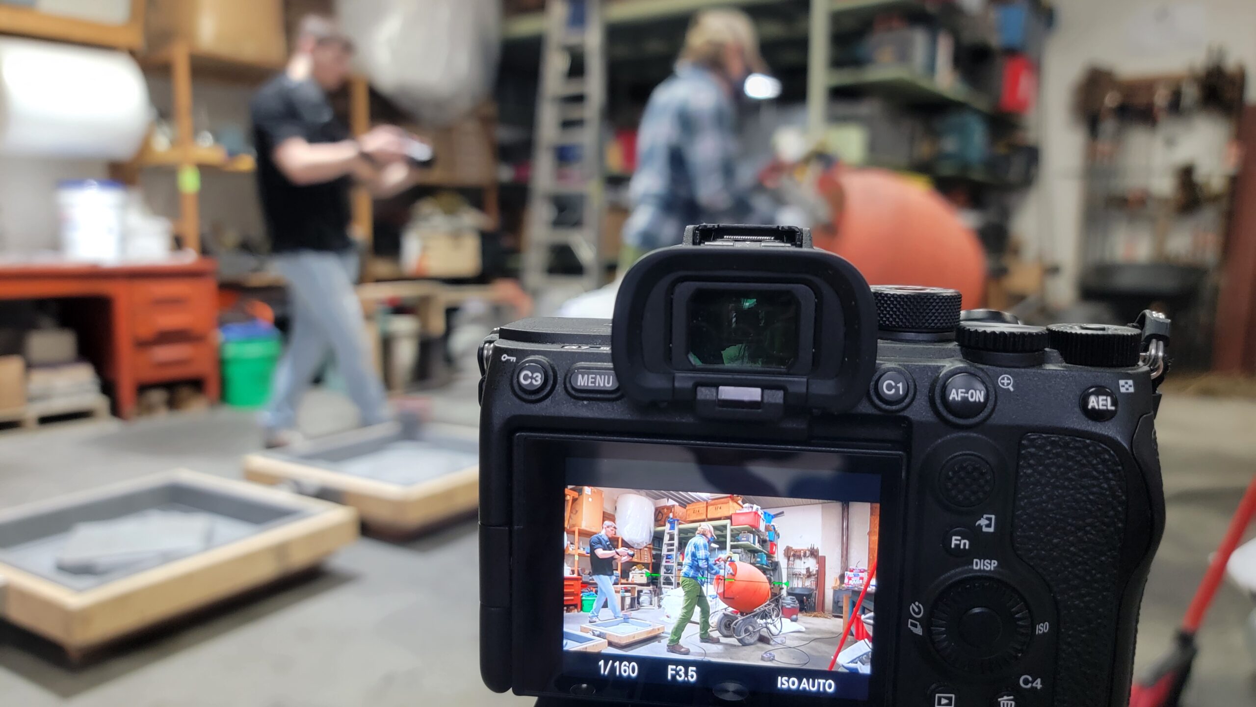 FeLion Action Shot of Cast Iron Pans Being Made